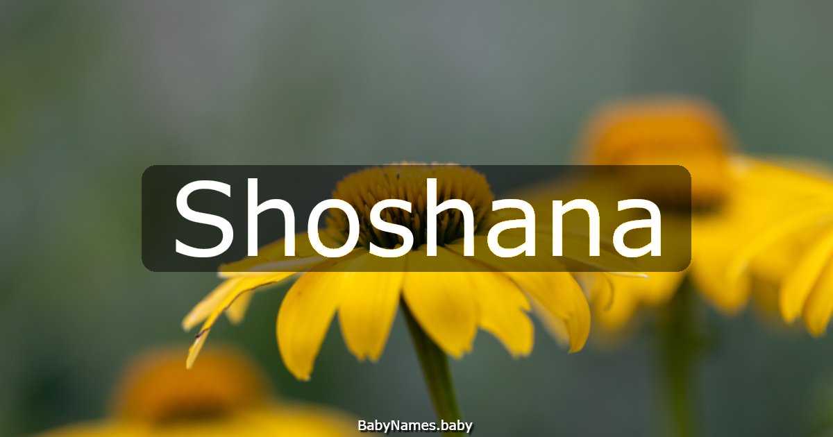 Shoshana