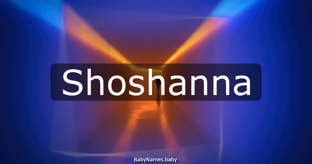 Shoshanna