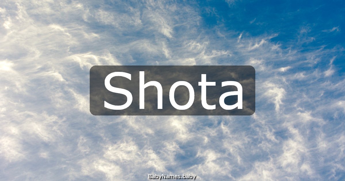 Shota