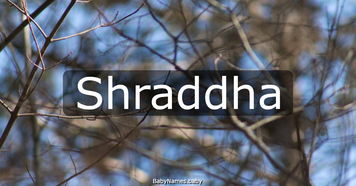 Shraddha