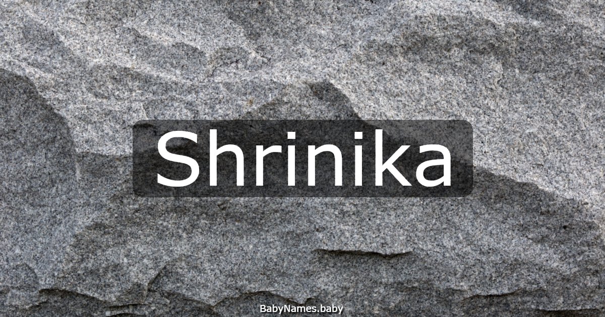 Shrinika