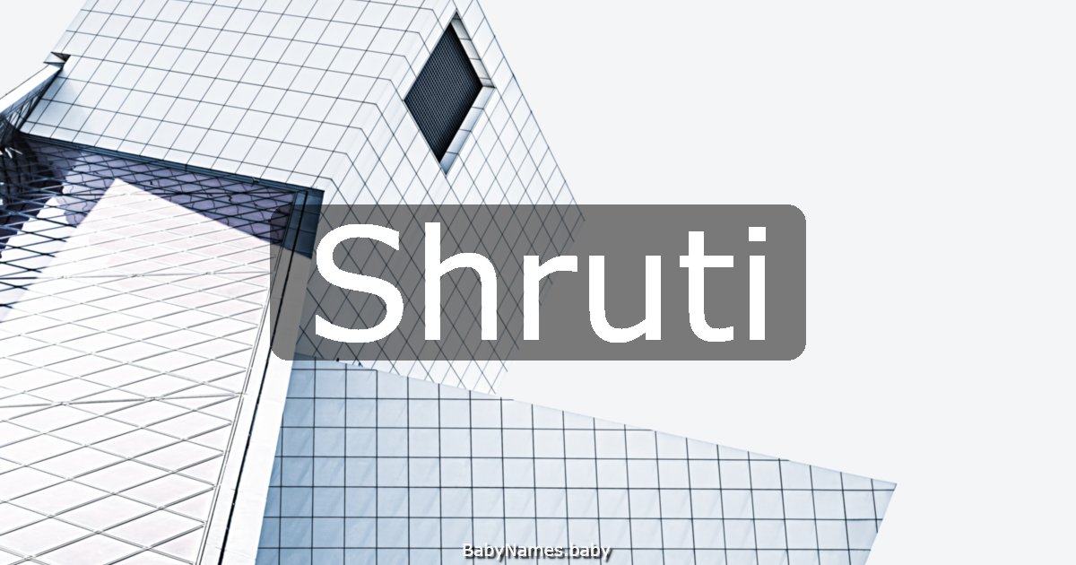 Shruti