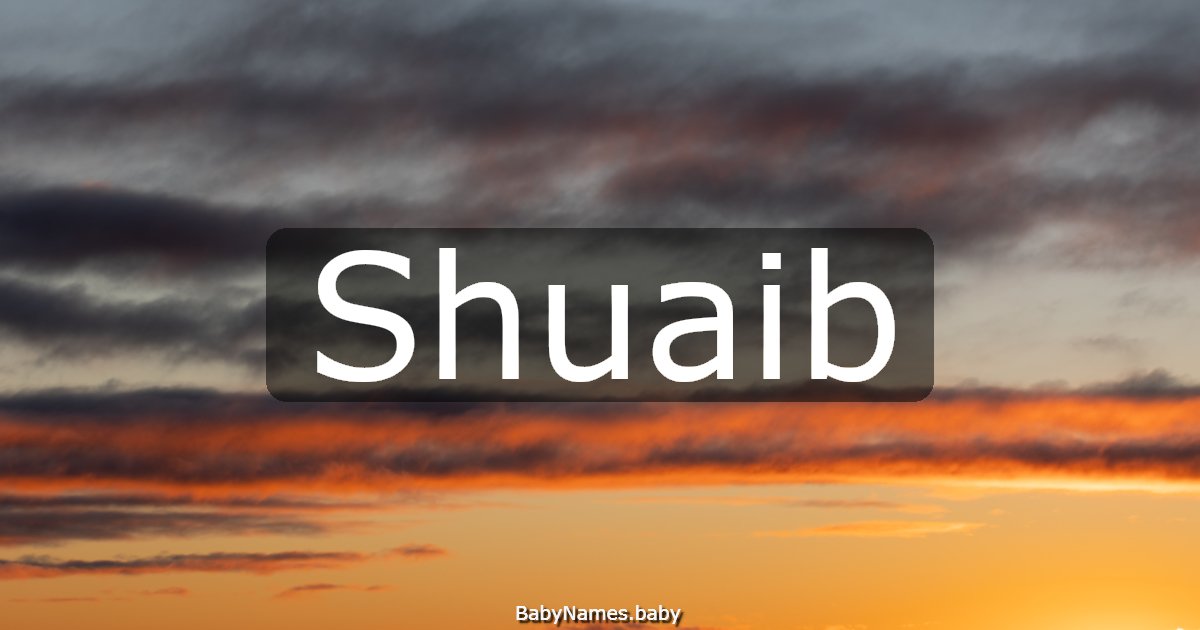 Shuaib