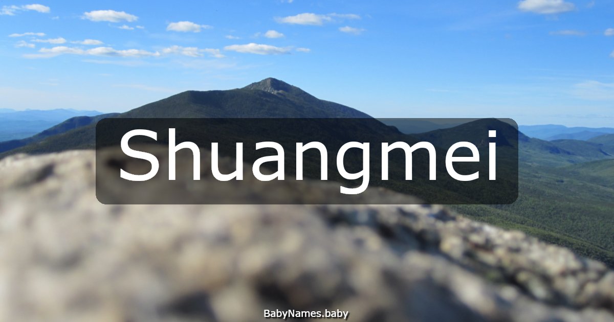 Shuangmei