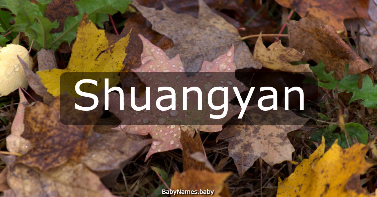 Shuangyan