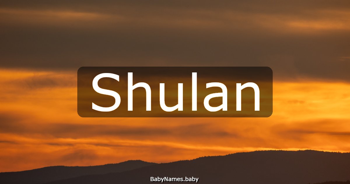 Shulan