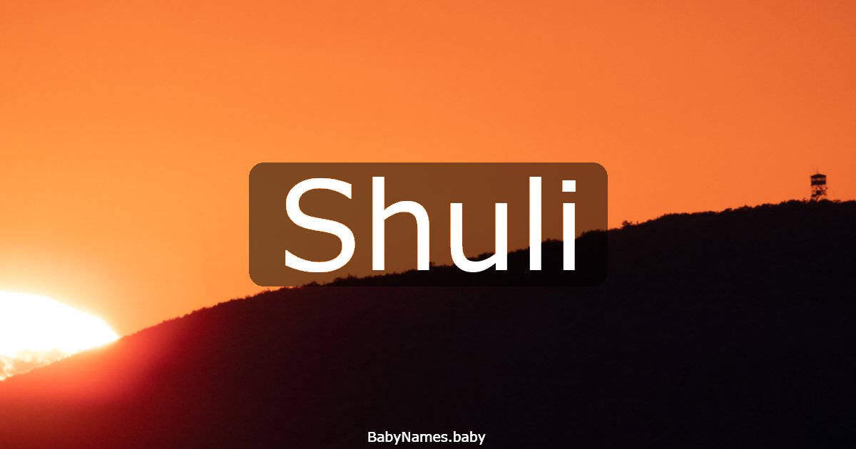 Shuli