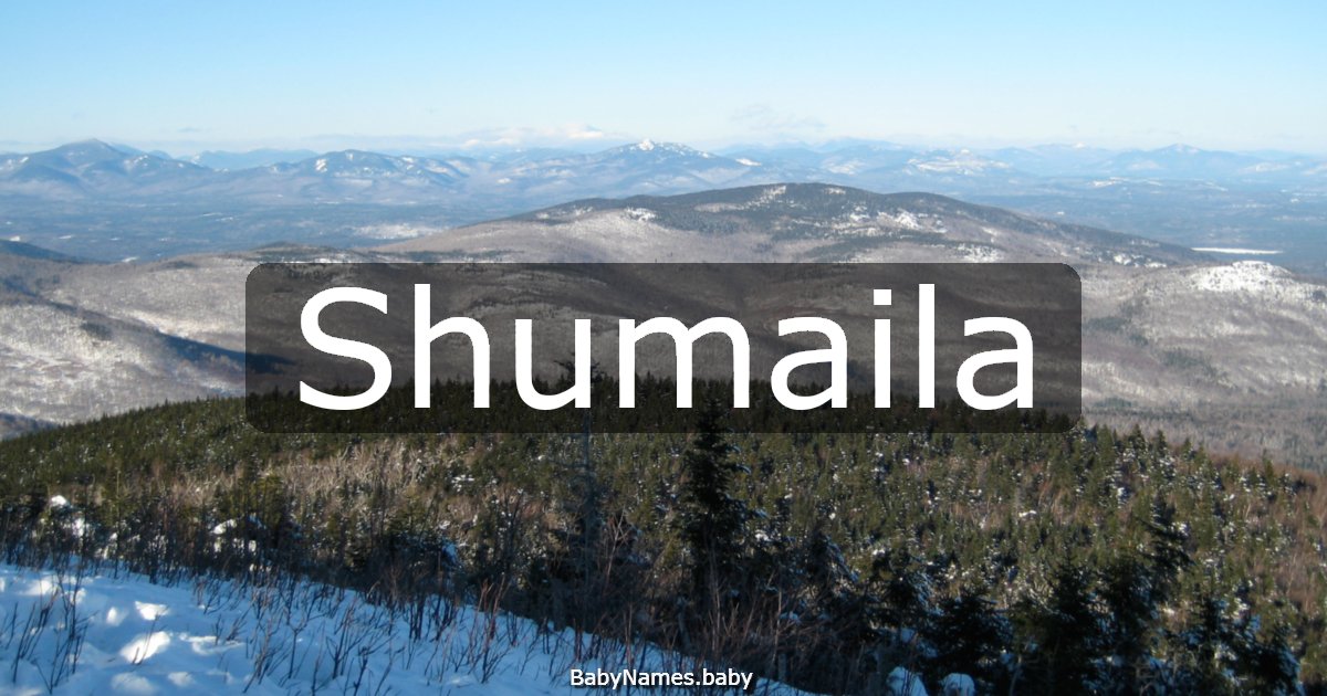 Shumaila