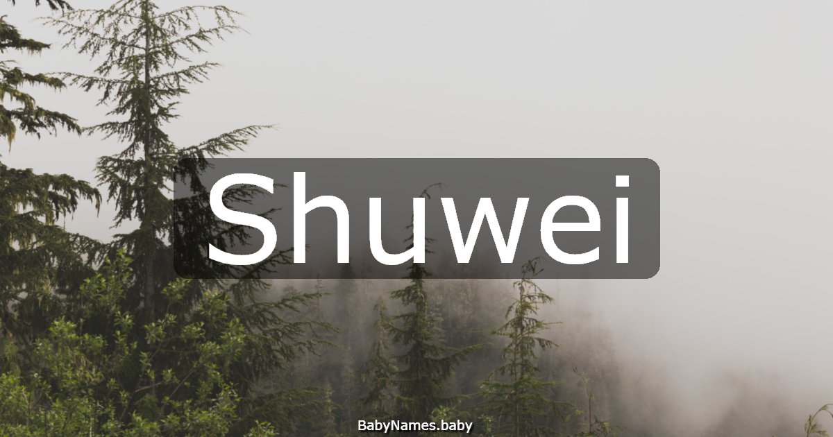 Shuwei