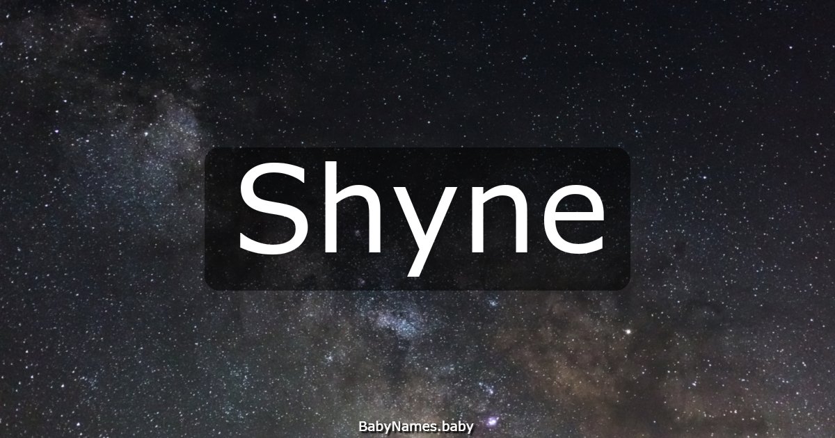 Shyne