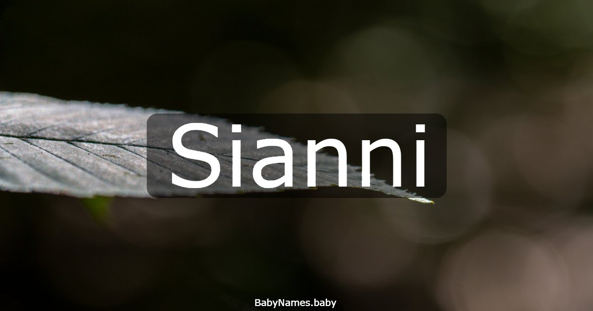 Sianni