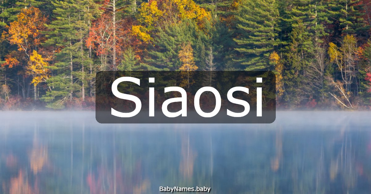 Siaosi