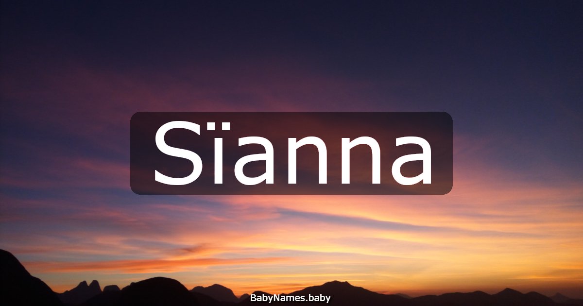 Sïanna