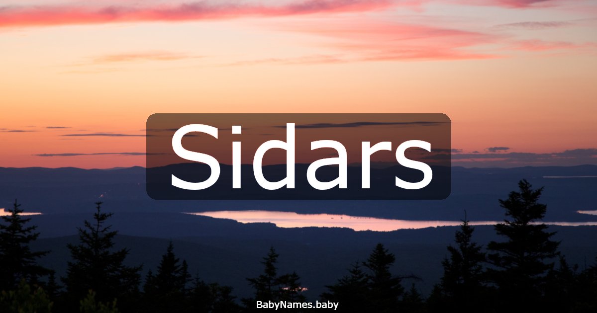 Sidars