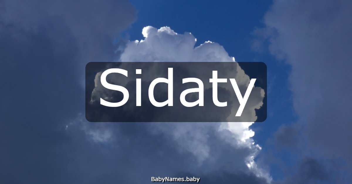 Sidaty