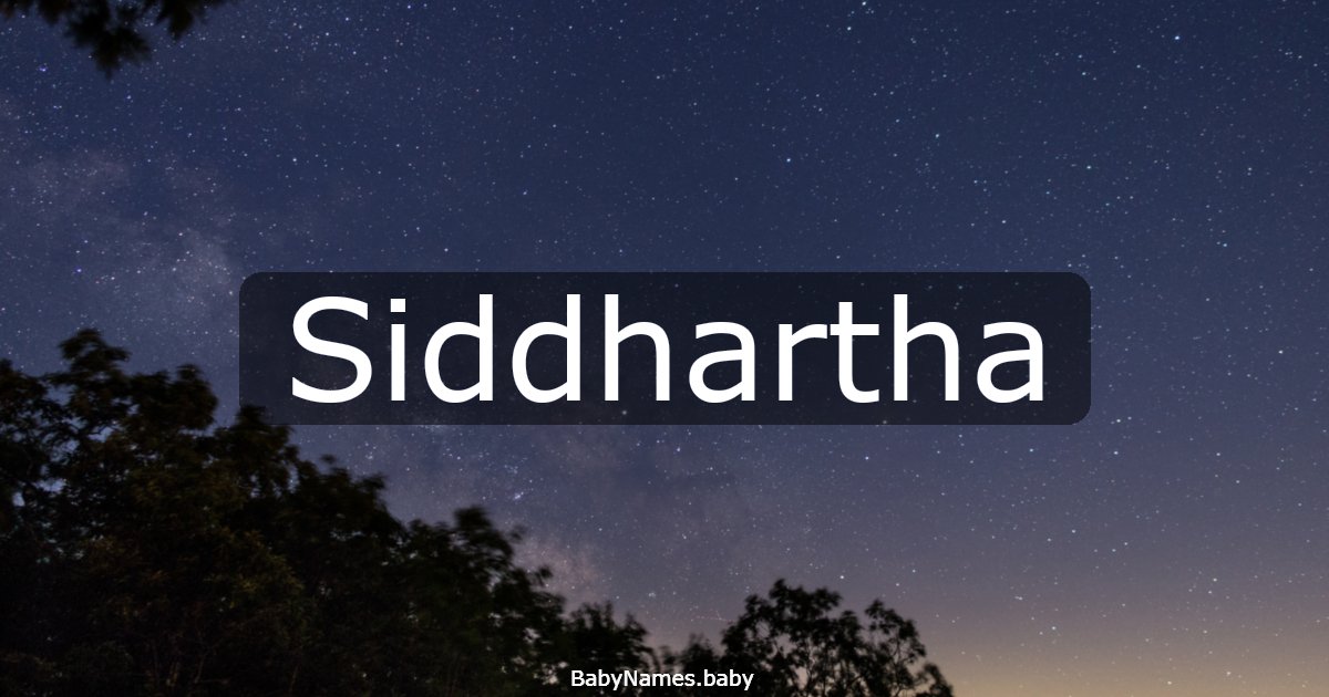 Siddhartha