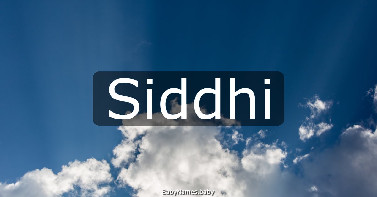 Siddhi
