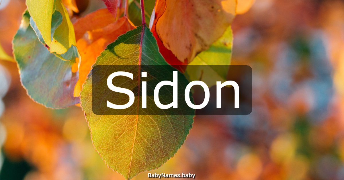 Sidon