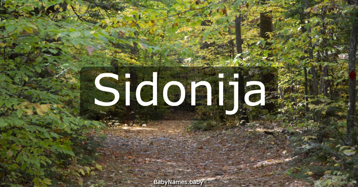 Sidonija