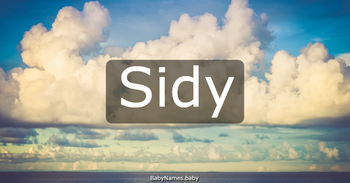 Sidy