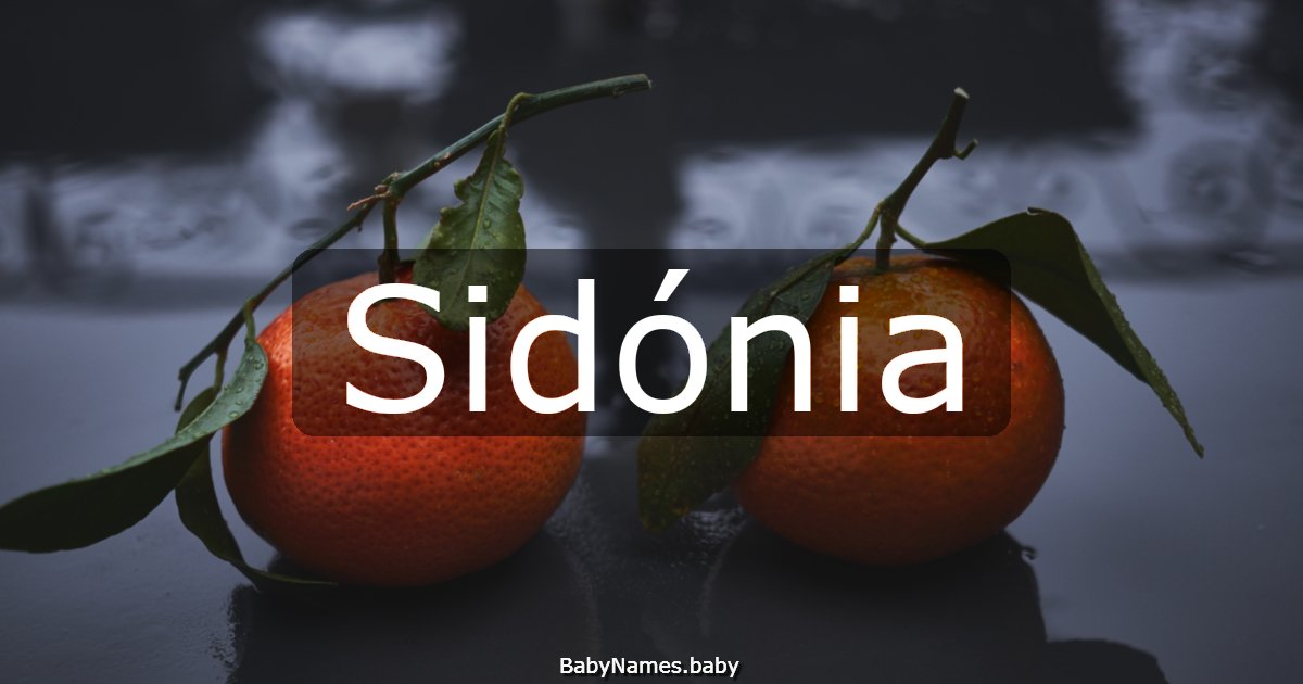 Sidónia