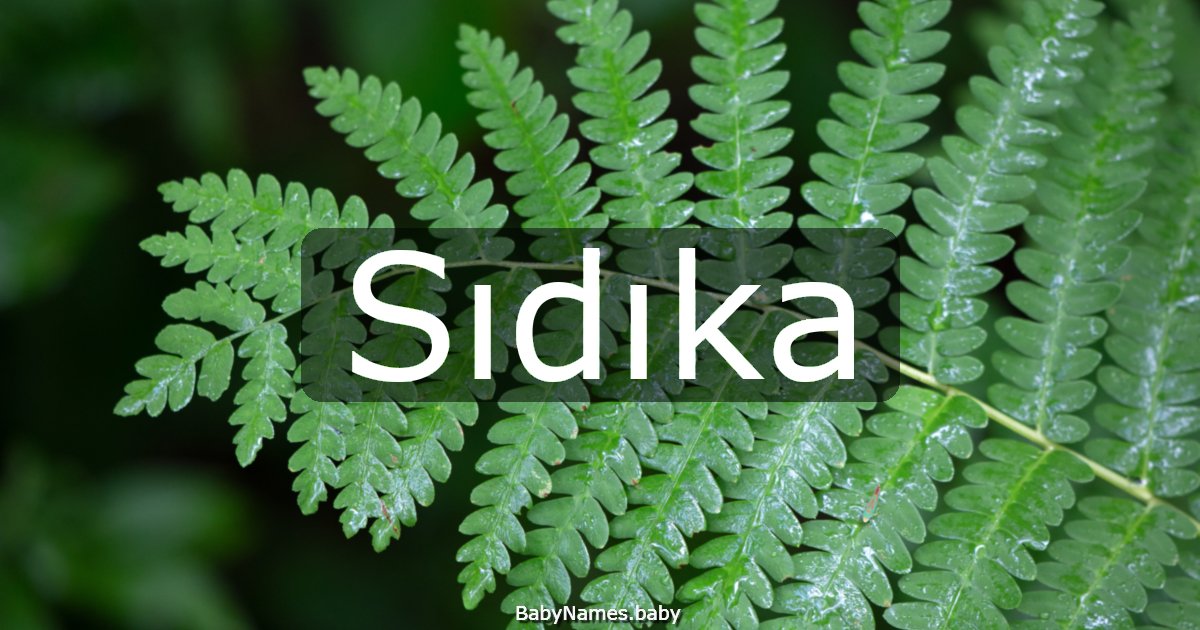 Sıdıka