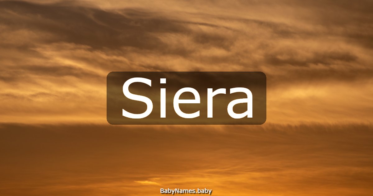 Siera