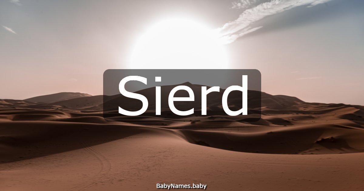 Sierd