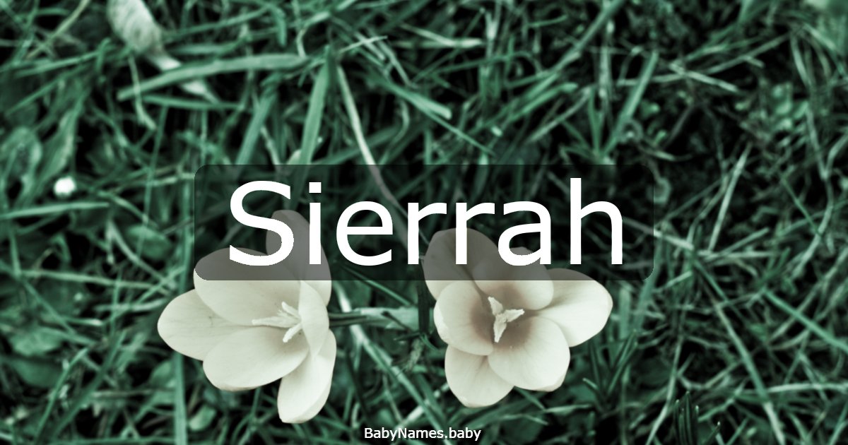 Sierrah