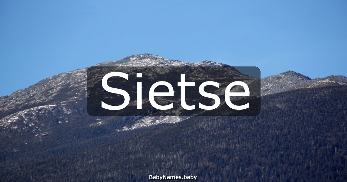 Sietse