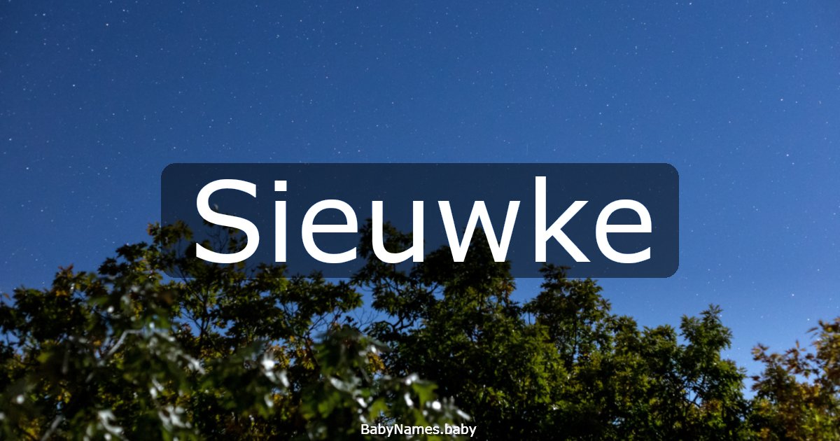Sieuwke