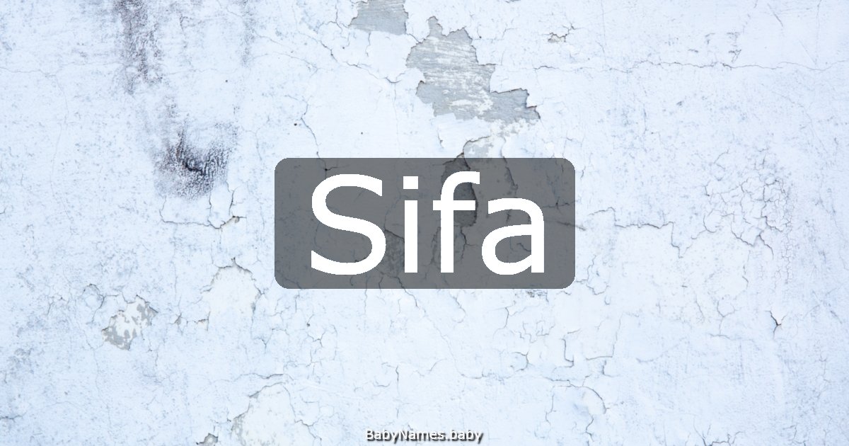 Sifa
