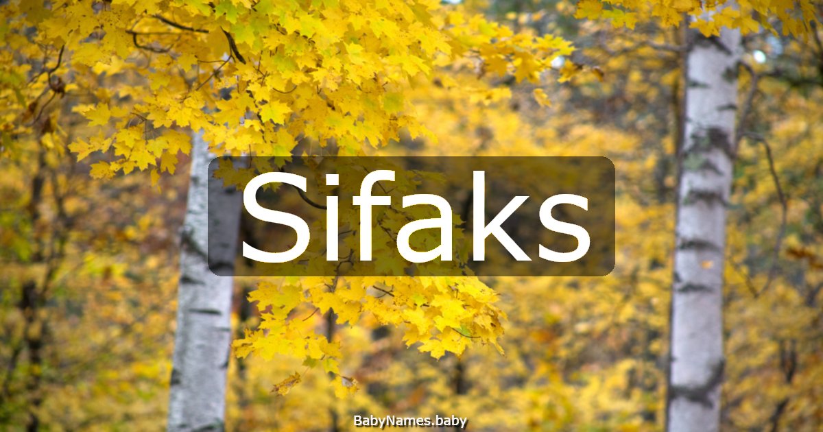 Sifaks
