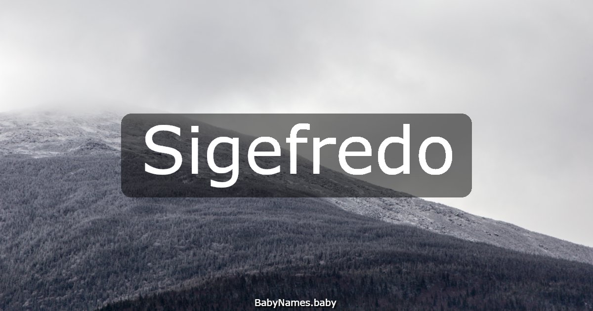 Sigefredo