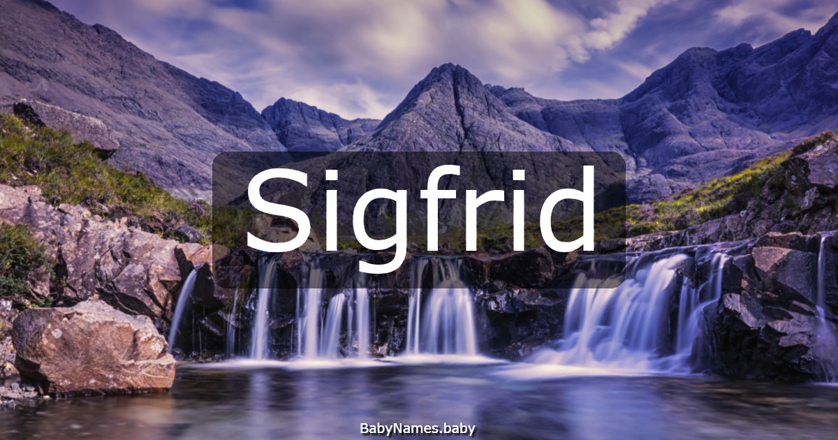 Sigfrid