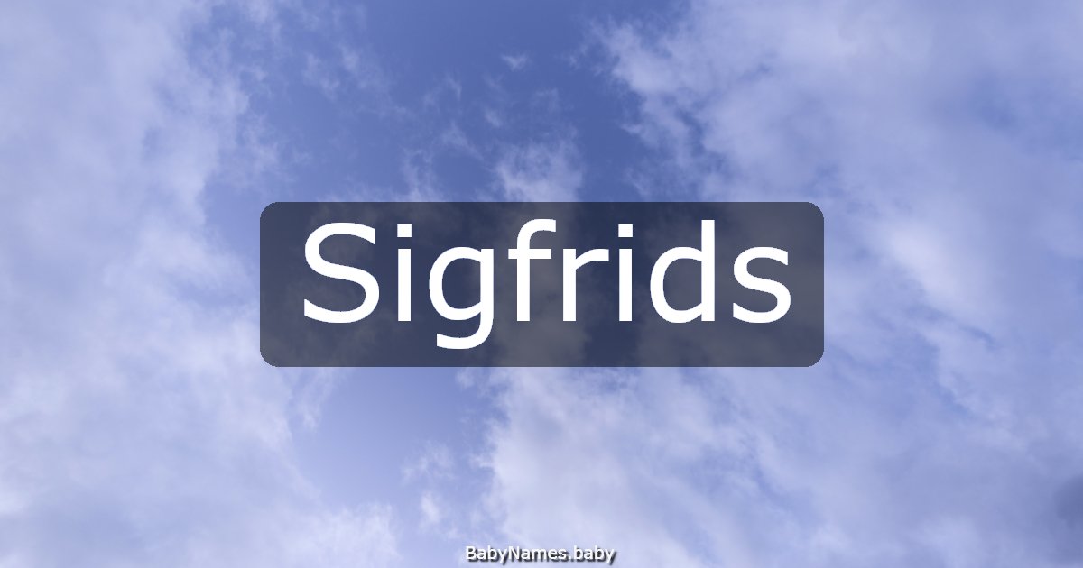 Sigfrids
