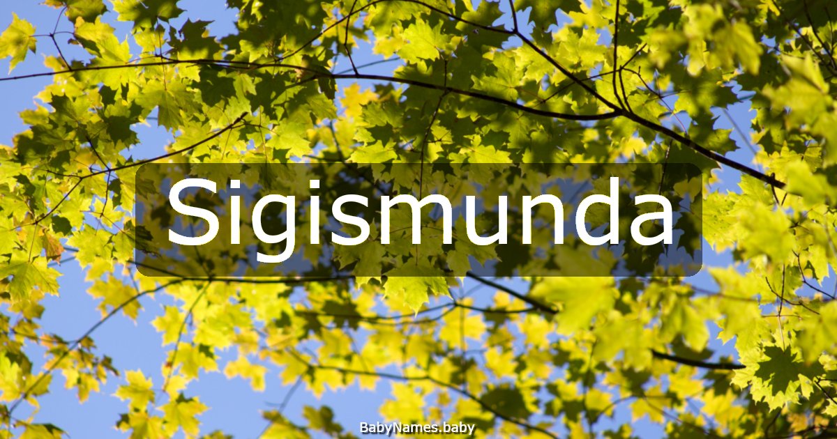 Sigismunda