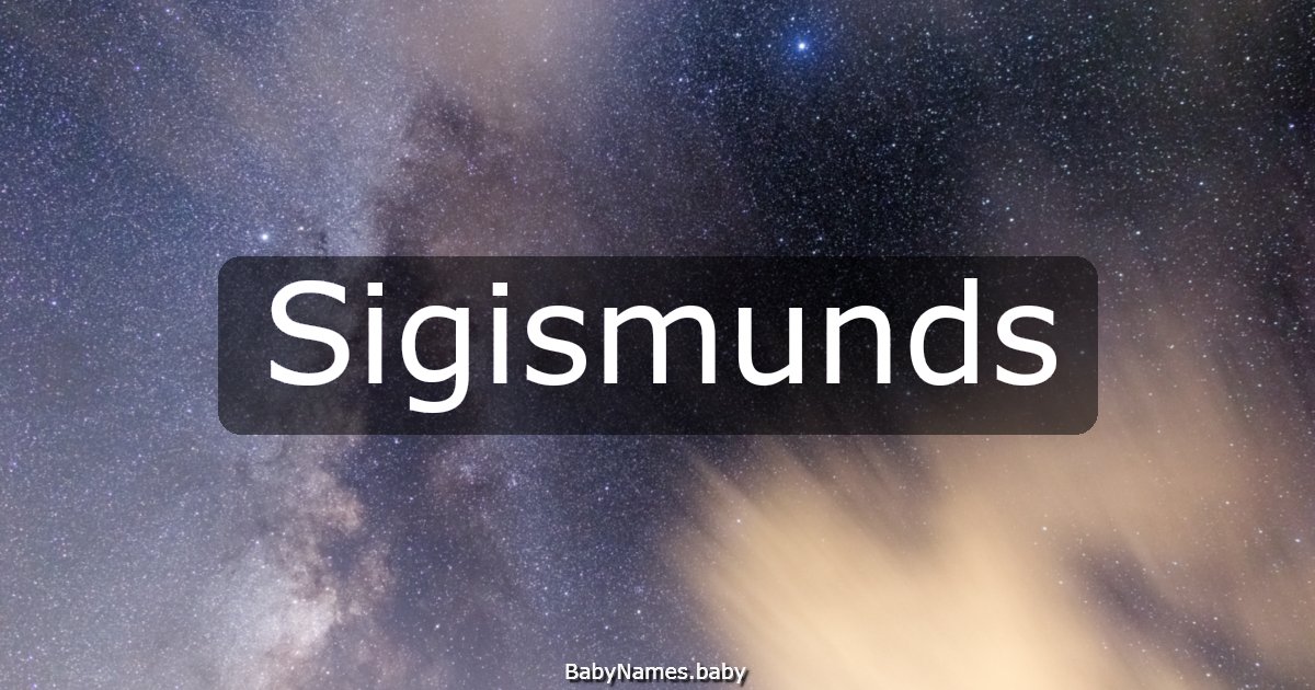Sigismunds