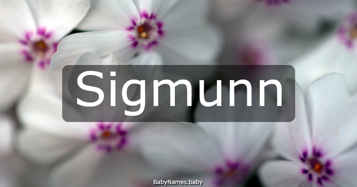 Sigmunn