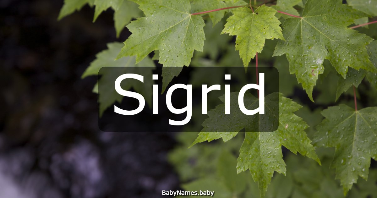 Sigrid