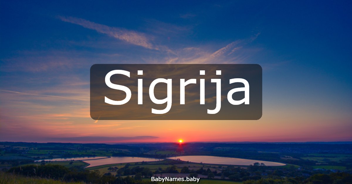 Sigrija