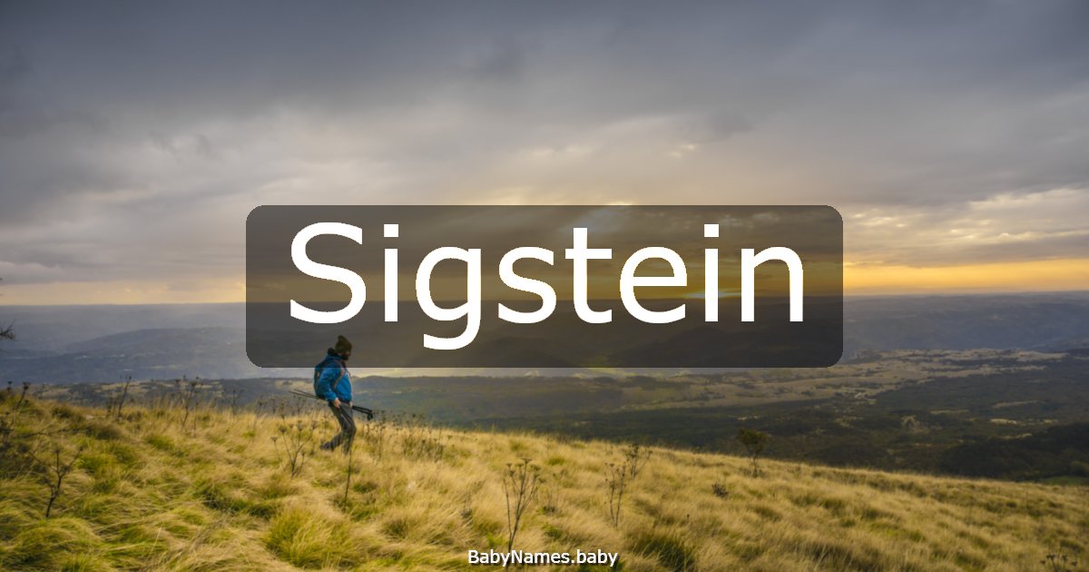 Sigstein