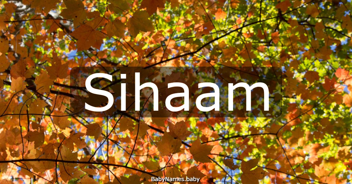 Sihaam