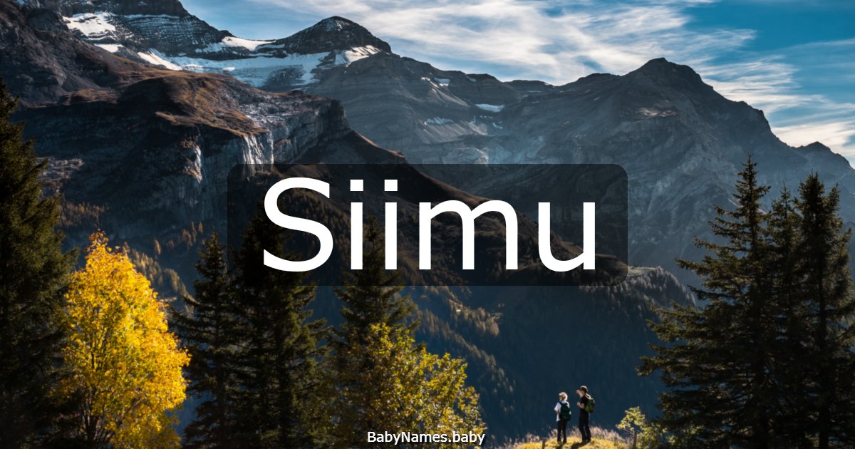 Siimu