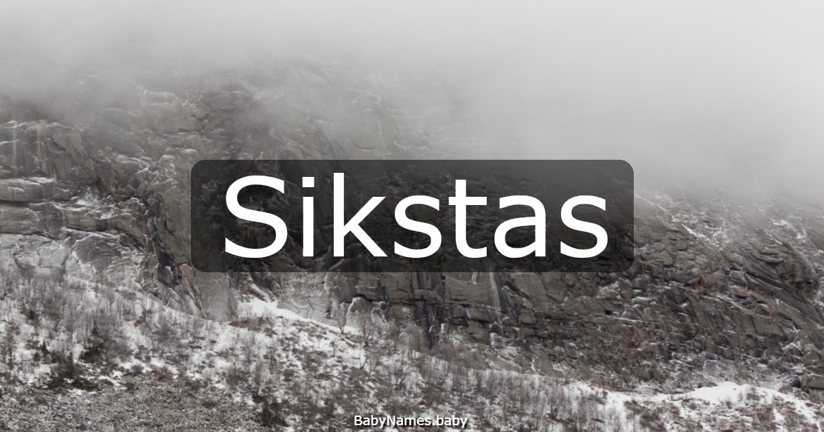 Sikstas