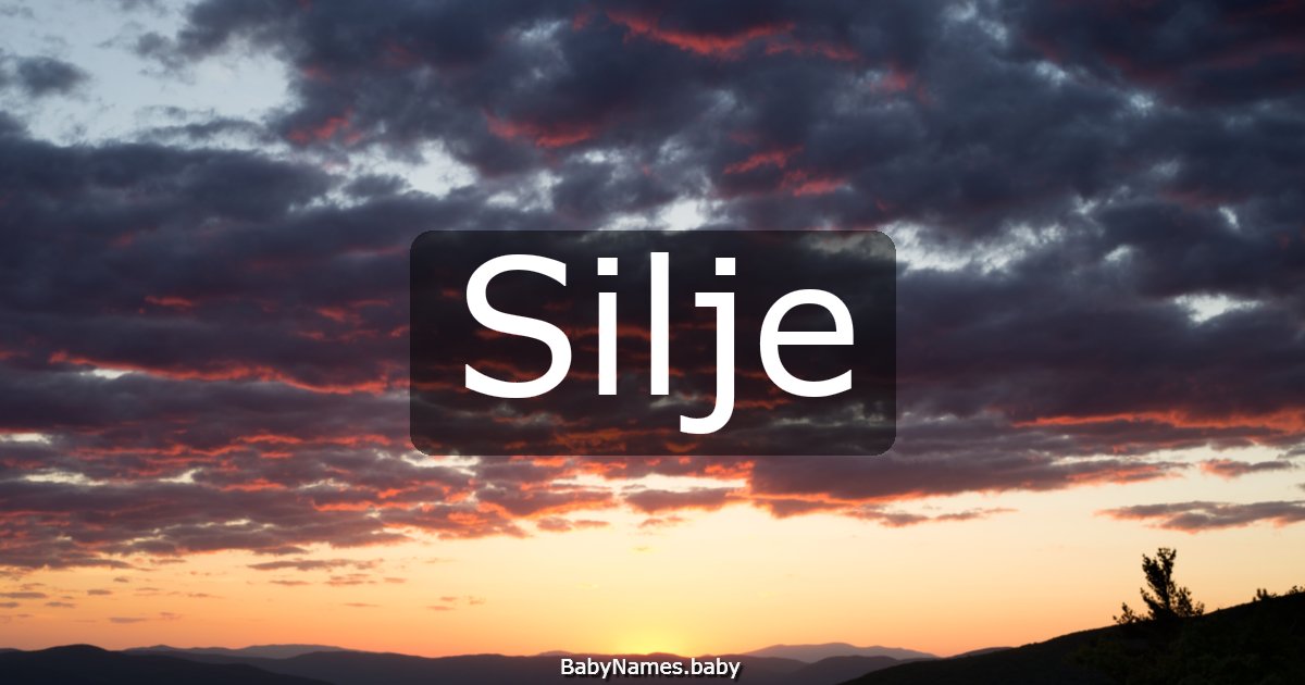 Silje