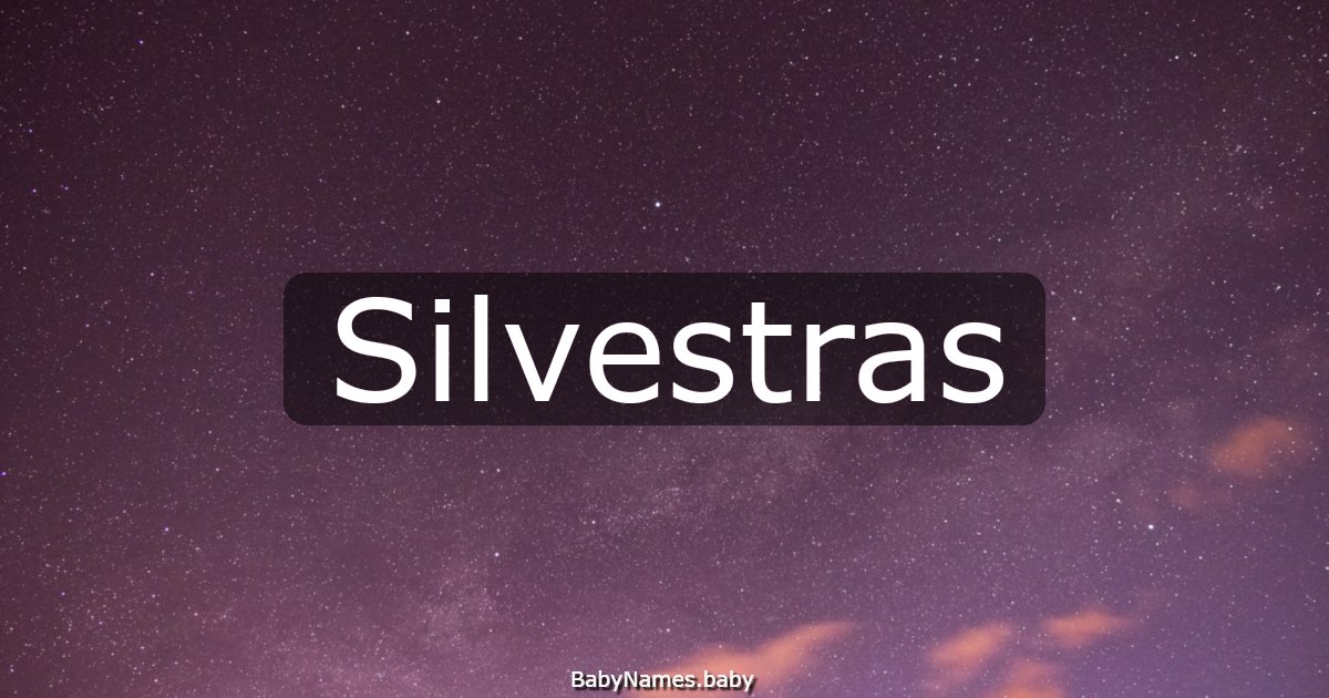 Silvestras