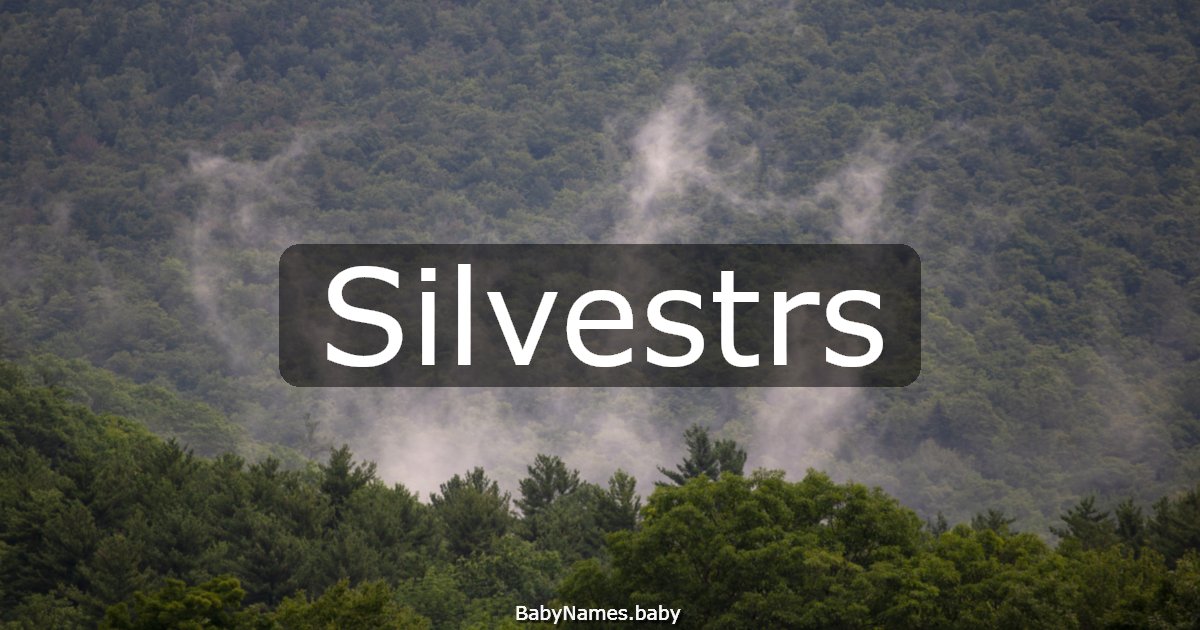Silvestrs