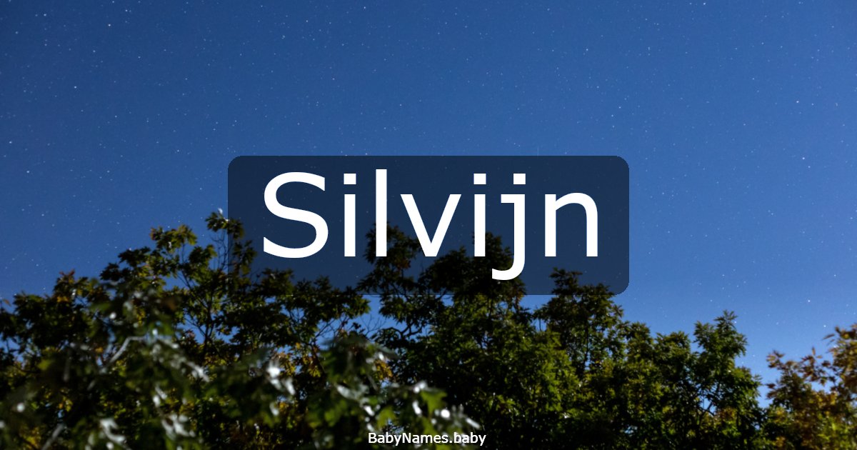 Silvijn