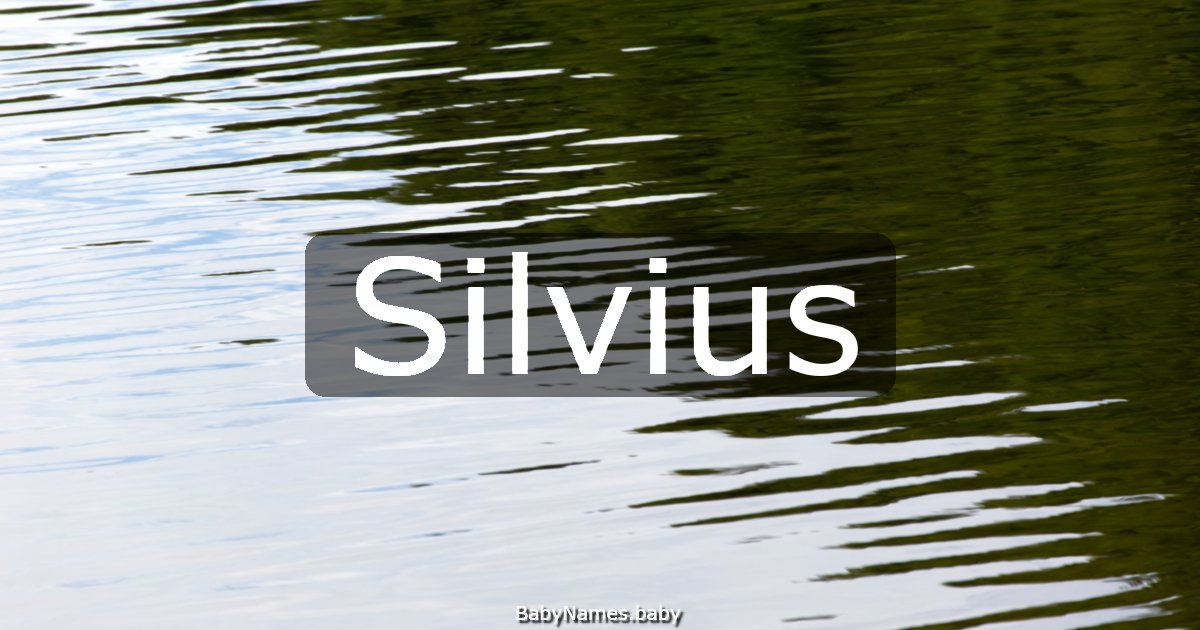 Silvius